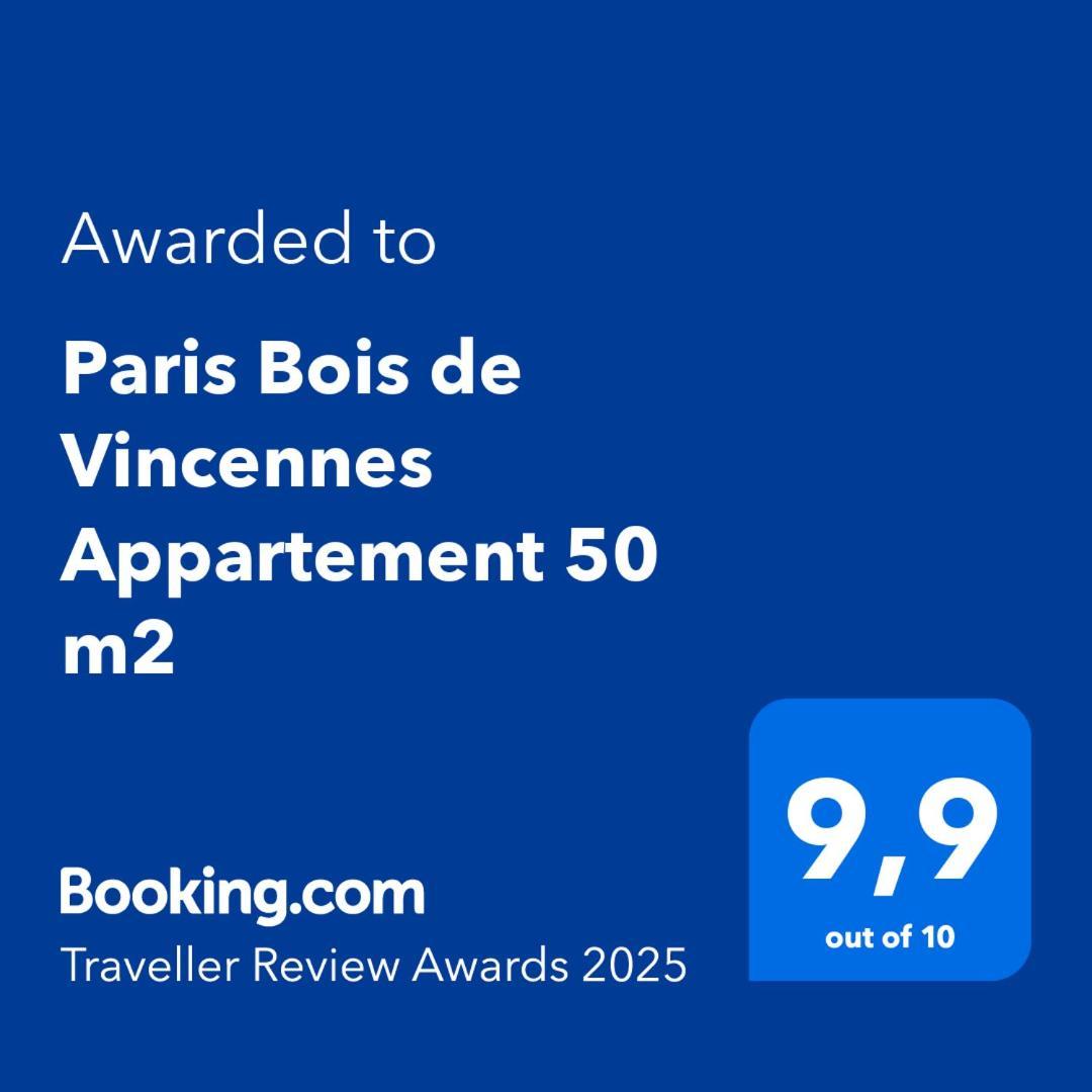 Paris Bois De Vincennes Appartement 50 M2 ภายนอก รูปภาพ